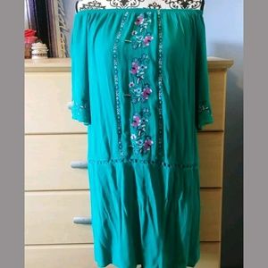 Flower Embroidered Xhilaration dress size M